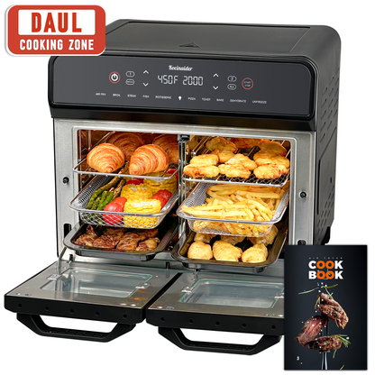 Kocinaider 24QT Digital Dual Zone Air Fryer Oven With Rotisserie