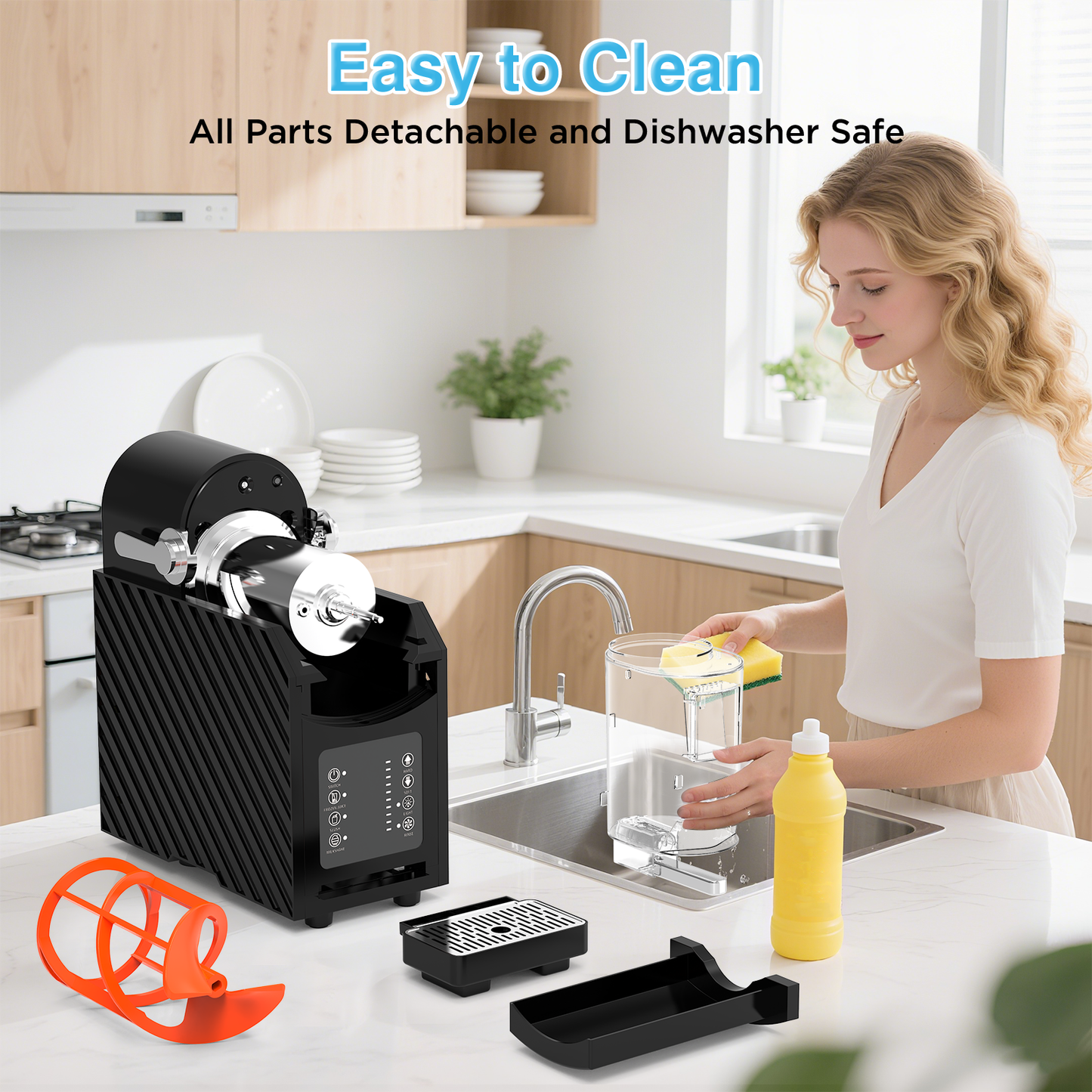 Slushie Machine,Frozen Drink & Slushy Machine for Home,Frozen Drink Mix Maker